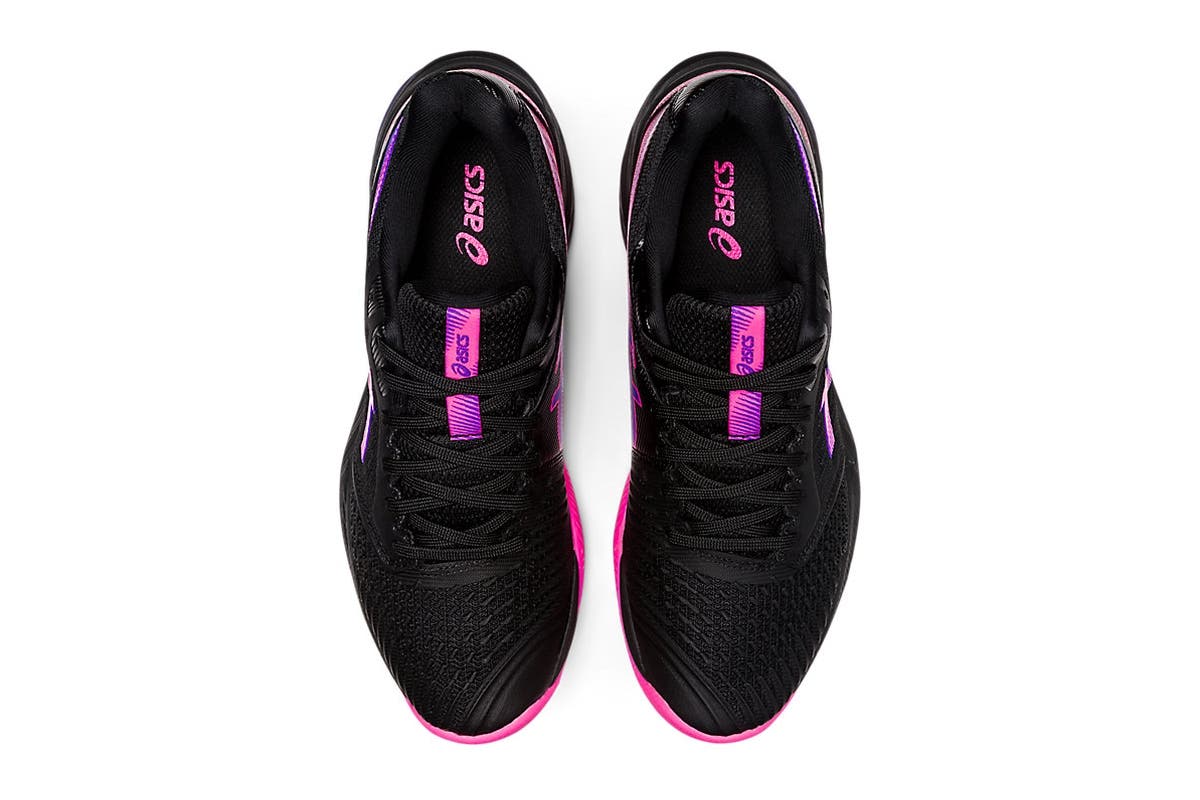 ASICS Women's Netburner Ballistic FF 3 Running Shoes - Black/Pink Glo